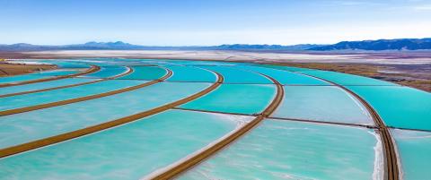 Lithium fields in Argentina